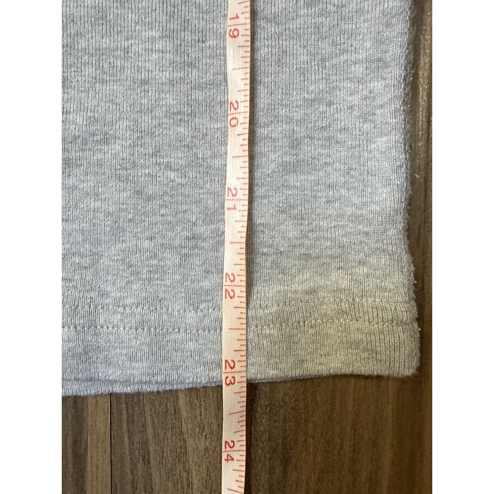 Ralph Lauren Sport Long Sleeve Tee Womens Large Gray Pony Logo Crew Neck Shirt - Picture 5 of 5